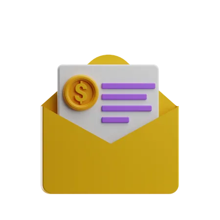 Invoice  3D Icon