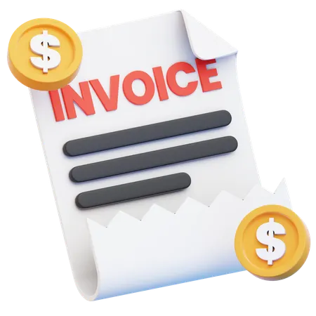 Invoice  3D Icon