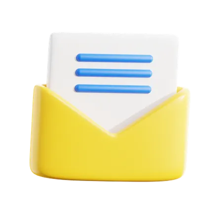 Invoice  3D Icon