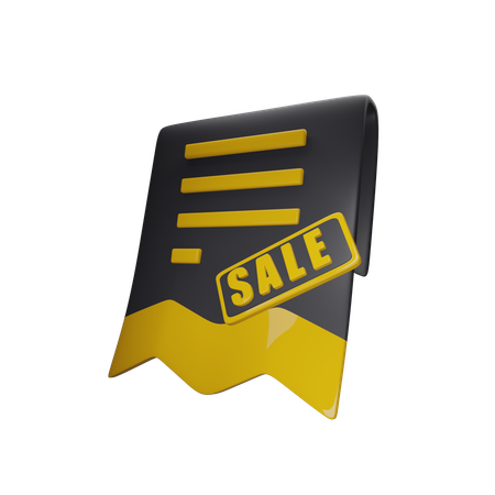 Invoice  3D Icon