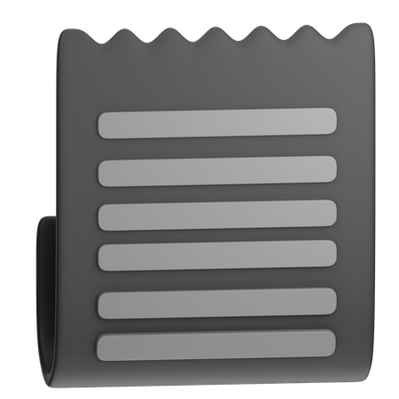 Invoice  3D Icon