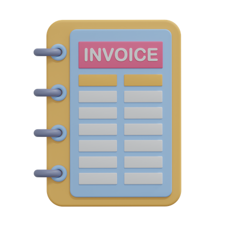 Invoice  3D Icon