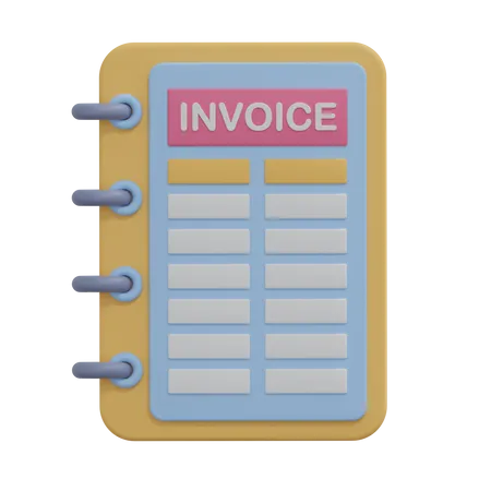 Invoice  3D Icon