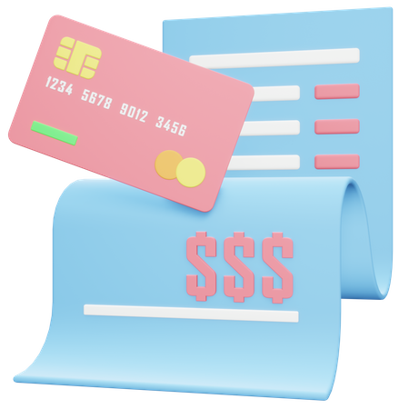 Invoice  3D Icon
