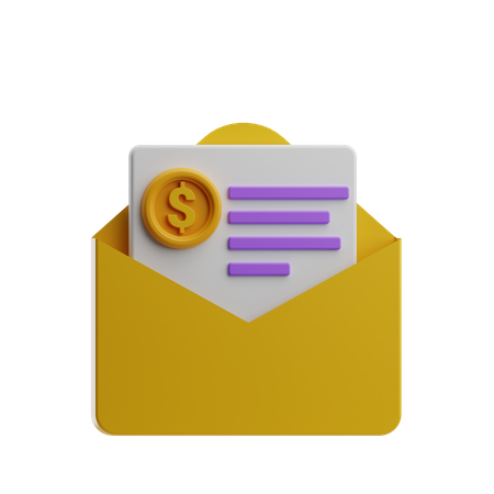 Invoice  3D Icon