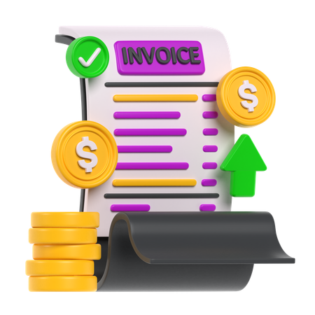 Invoice  3D Icon