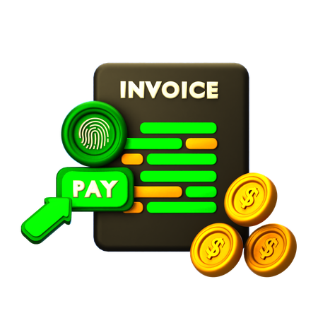 Invoice Bill  3D Icon