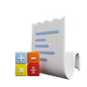 3d generating invoice logo