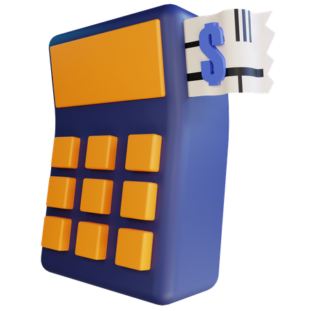 Invoice Machine  3D Icon