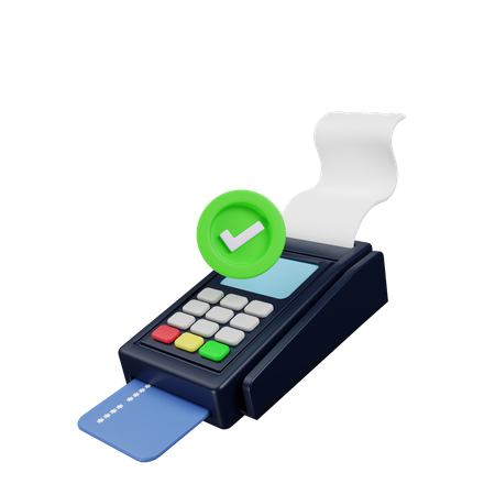 Invoice Machine  3D Icon