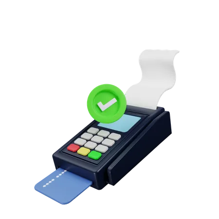 Invoice Machine  3D Icon