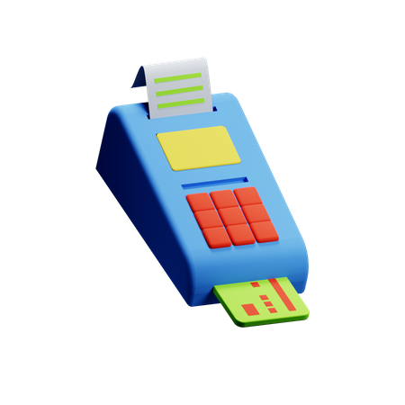 Invoice Machine  3D Icon