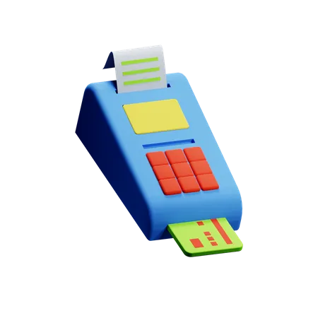 Invoice Machine  3D Icon