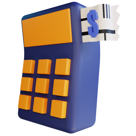 Invoice Machine  3D Icon