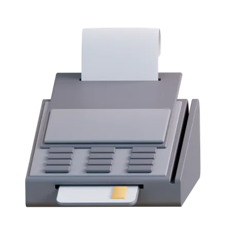 Invoice Machine  3D Icon