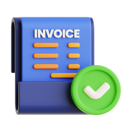 Invoice payments  3D Icon