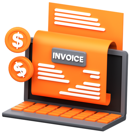 Invoice Receipt  3D Icon