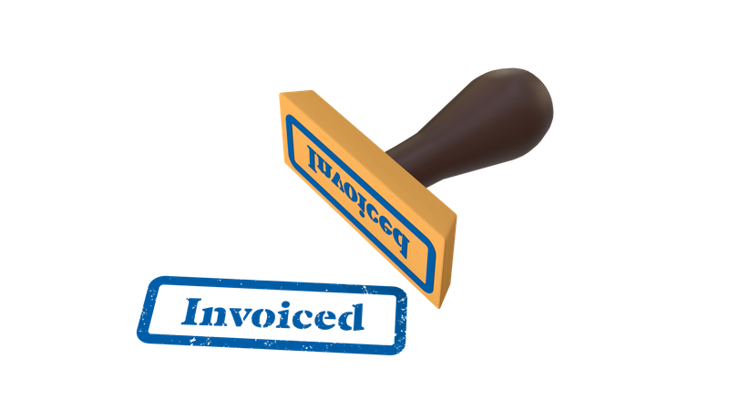 Invoiced  3D Icon