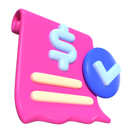 Invoices  3D Icon
