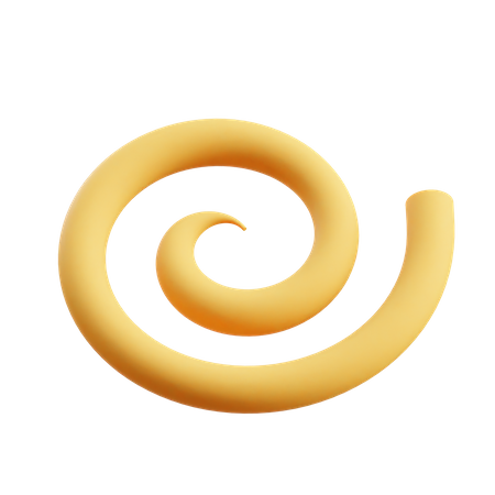 Inward Spiral  3D Icon
