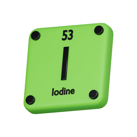 Iode  3D Icon