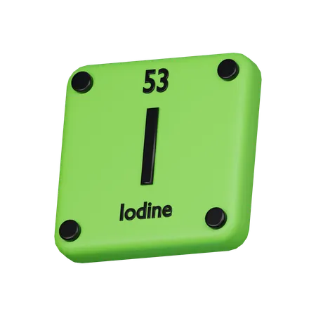 Iode  3D Icon