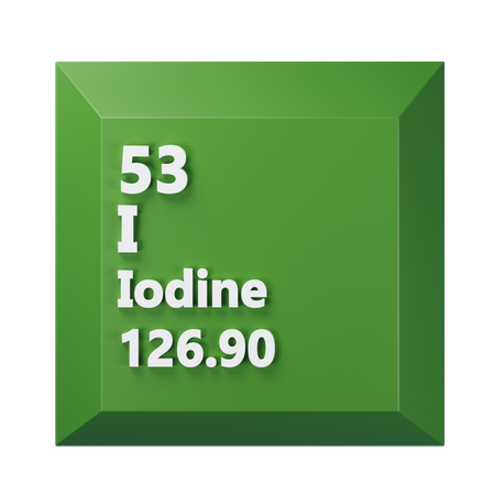 Iode  3D Icon