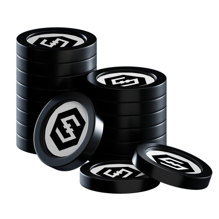 Iost Coin Stacks  3D Icon