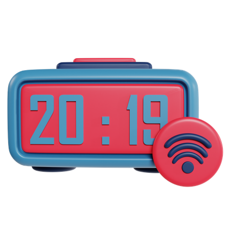Iot Enabled Smart Lock  3D Icon