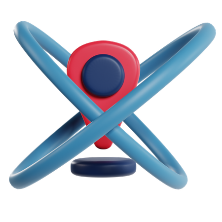Iot Network Connection Visualization  3D Icon