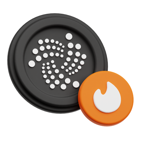 Quemadura de iota  3D Icon