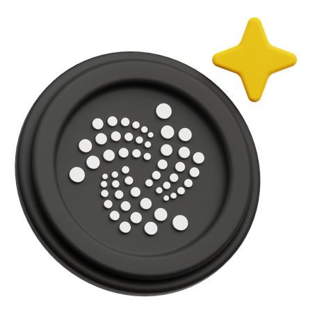 Iota Coin  3D Icon