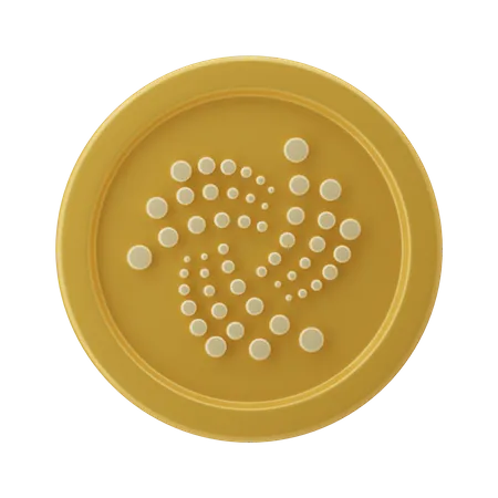 Iota Coin  3D Illustration