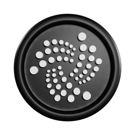 Iota Coin  3D Icon