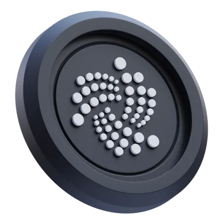 Iota Cryptocurrency  3D Icon