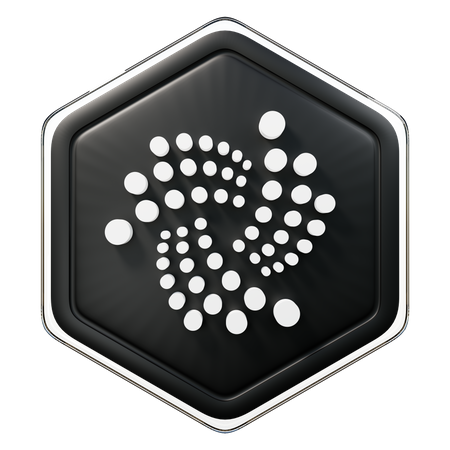 IOTA (MIOTA) Badge  3D Illustration