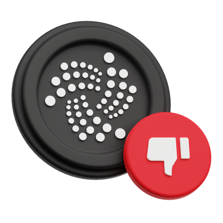 Iota desgosto  3D Icon