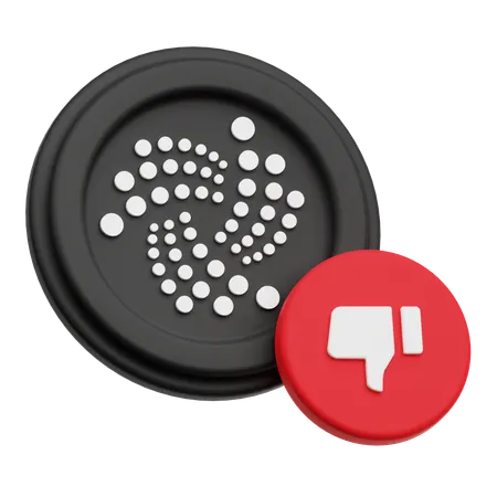 Iota desgosto  3D Icon