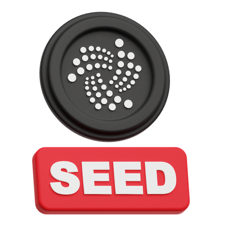 Iota Seed  3D Icon