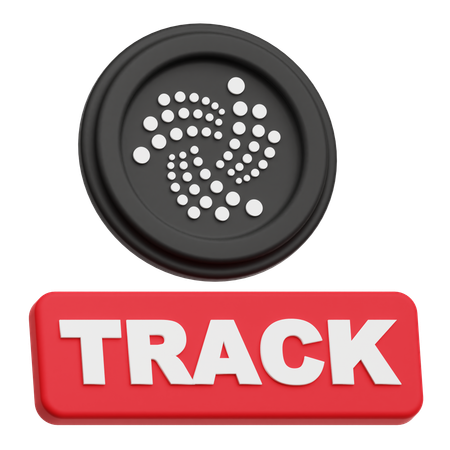 Iota Track  3D Icon