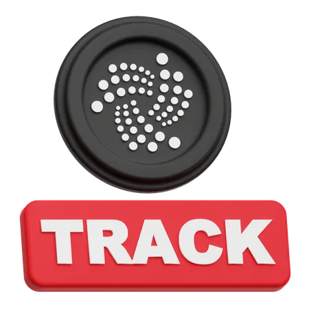 Iota Track  3D Icon