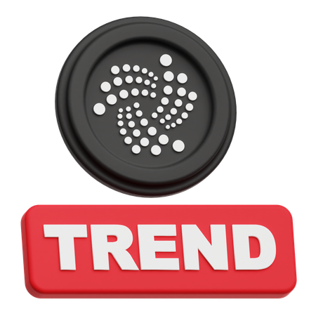 Iota Trend  3D Icon