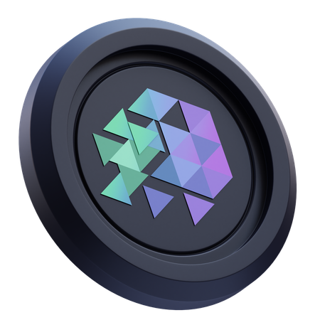 Logo Crypto IoTeX  3D Icon