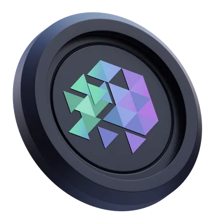 Logo Crypto IoTeX  3D Icon