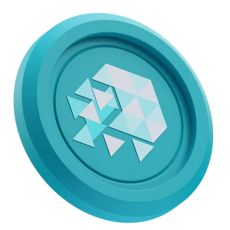 IoTex Cryptocurrency  3D Icon