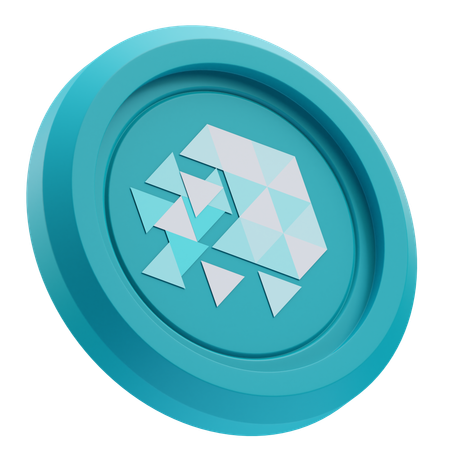 IoTex Cryptocurrency  3D Icon