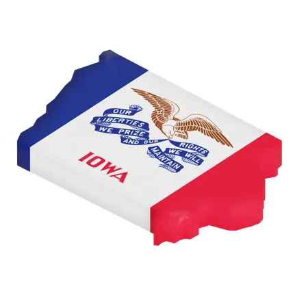 Iowa  3D Icon