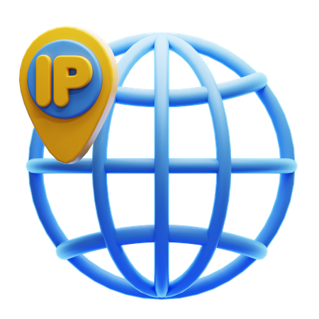 IP Address  3D Icon