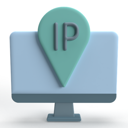 IP Address  3D Icon