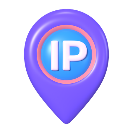 IP Address  3D Icon